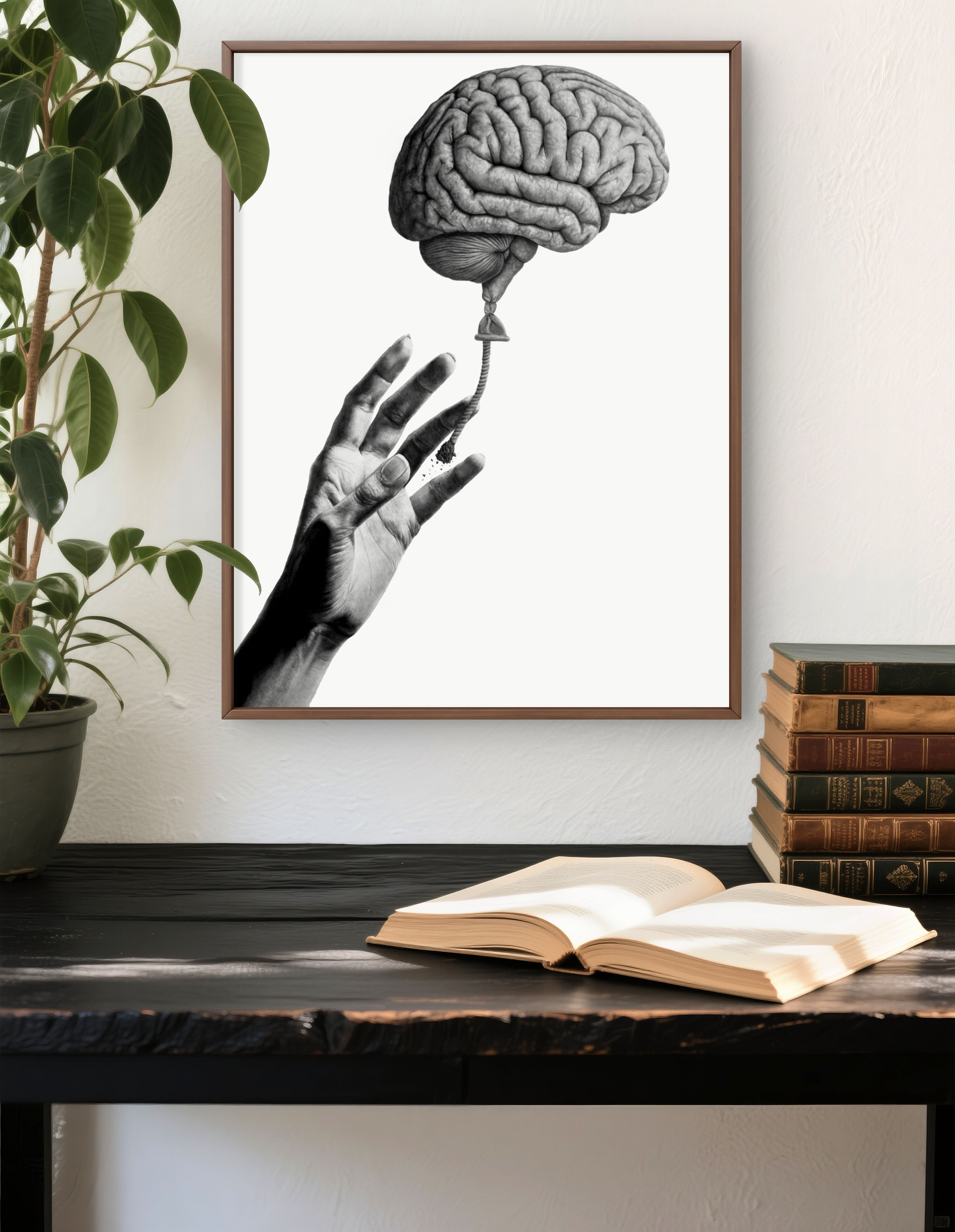 鉛筆画「My mind」　B5大サイズ Losing My Mind